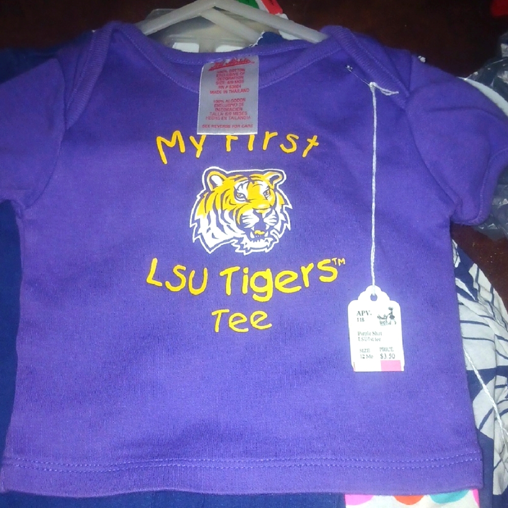 My First LSU Tigers Purple Tee for Kids